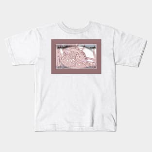 pink seahorse Kids T-Shirt